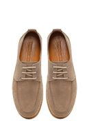 Men's Beige Lace-up Suede Leather Casual Shoes | Derimod