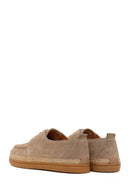 Men's Beige Lace-up Suede Leather Casual Shoes | Derimod