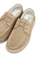 Men's Beige Lace-up Suede Leather Casual Shoes | Derimod