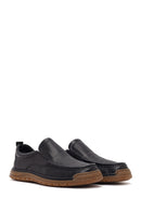 Derimod Fly Erkek Siyah Deri Casual Loafer | Derimod