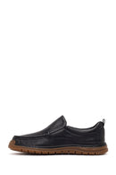 Derimod Fly Erkek Siyah Deri Casual Loafer | Derimod