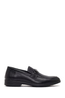 Erkek Siyah Tokalı Deri Klasik Loafer | Derimod