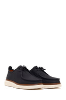 Men's Black Leather Casual Shoes | Derimod