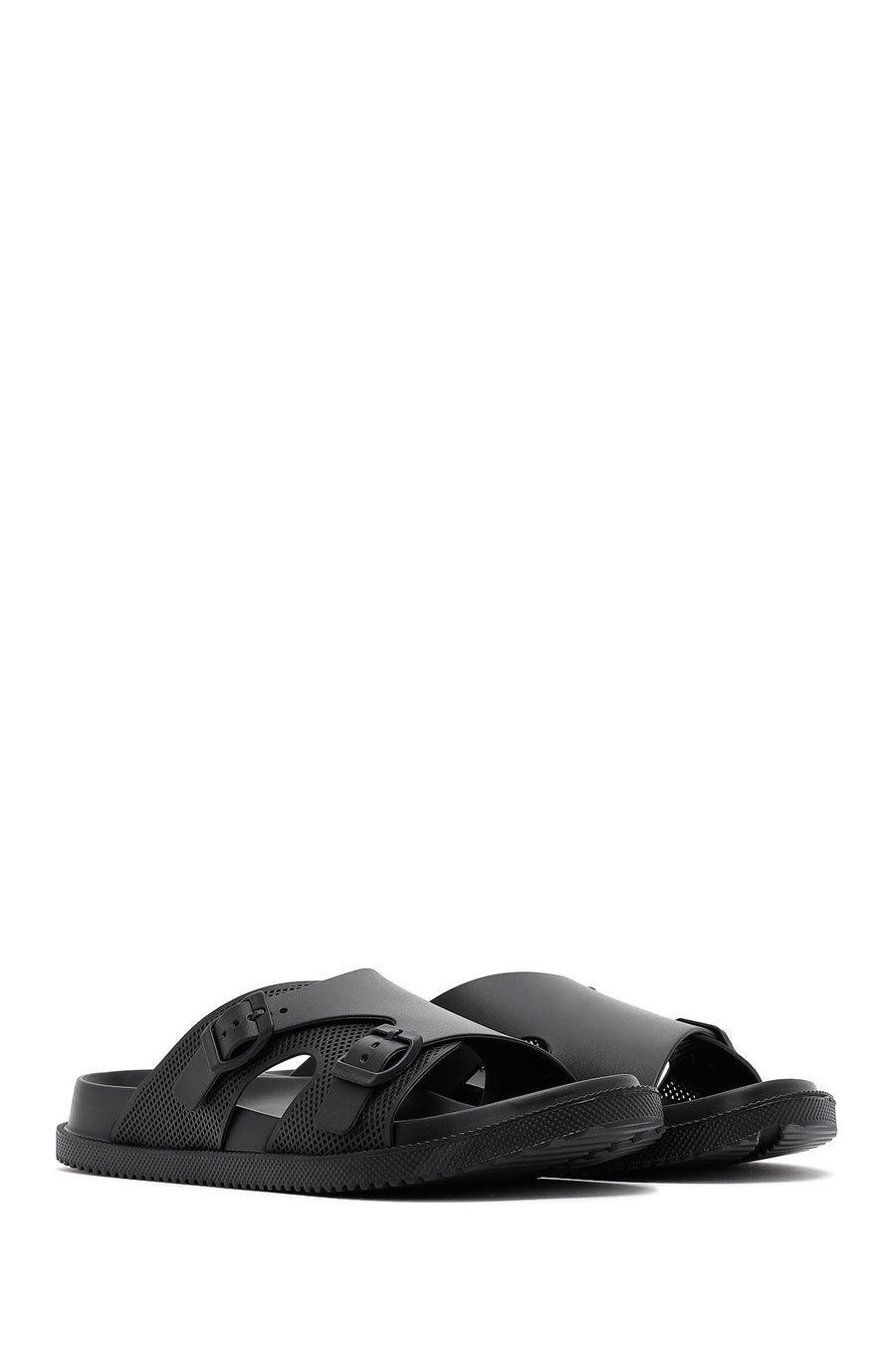 Men's Black Slippers