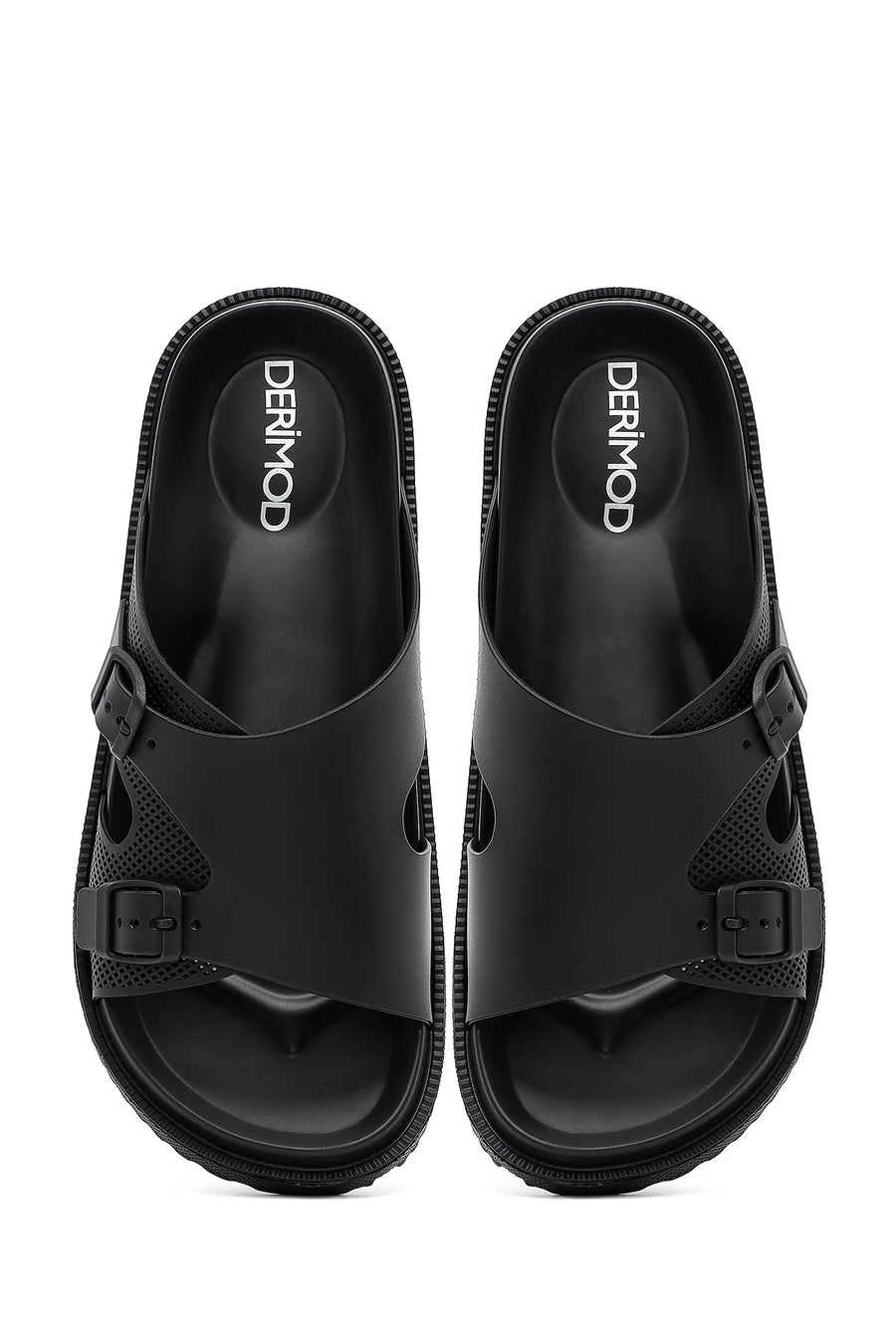 Men's Black Slippers