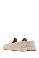 Erkek Gri Süet Deri Casual Loafer | Derimod