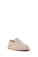 Erkek Gri Süet Deri Casual Loafer | Derimod