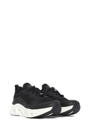 Derimod Zero Male Black Thick-Soled Lace-Up Fabric Sneakers | Derimod