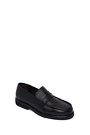 Male Black Leather Casual Loafer | Derimod