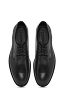 Men's Black Laced Leather Classic Shoes | Derimod
