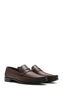 Men's Brown Leather Loafer | Derimod