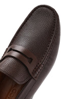 Erkek Kahverengi Deri Loafer | Derimod