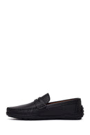Erkek Siyah Deri Casual Loafer | Derimod