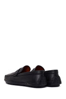 Erkek Siyah Deri Casual Loafer | Derimod