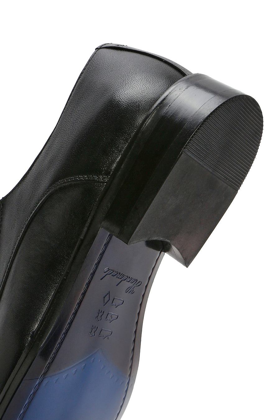 Men's Black Laced Leather Classic Shoes