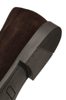 Men's Brown Suede Leather Loafer | Derimod