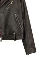 Newyork Kadın Bronz Biker Deri Ceket | Derimod