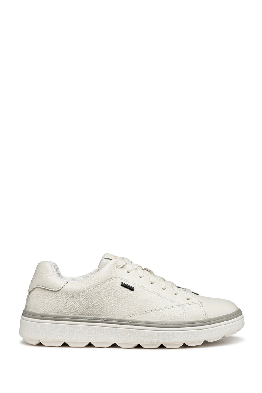 Geox Men White U Spherica Ecub-1.1 B Abx Lace-up Leather Sneaker U56LUC00047C1000 | Derimod