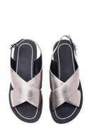 Women's Patterned High Heel Sandals | Derimod