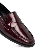 Kadın Bordo Deri Klasik Loafer | Derimod
