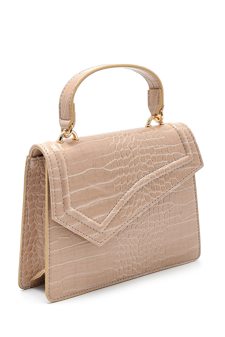 Women's Crocodile Detailed Handbag