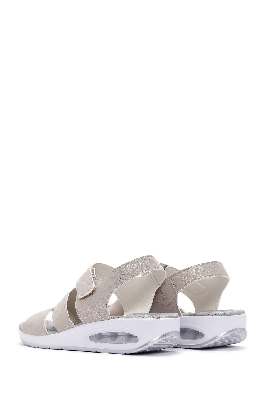 Women's Beige Comfort Sandals