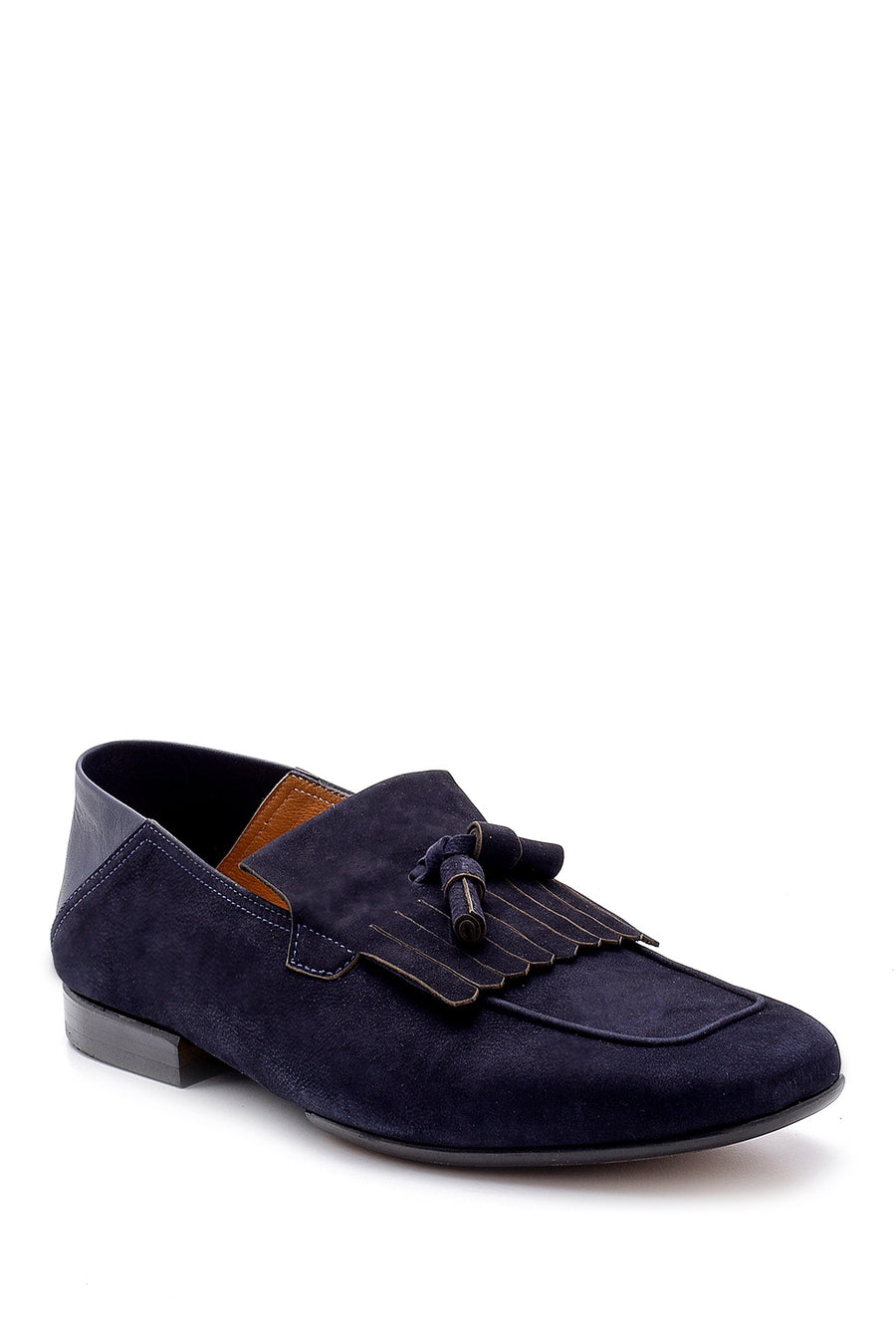 Erkek Nubuk Püskül Detaylı Loafer