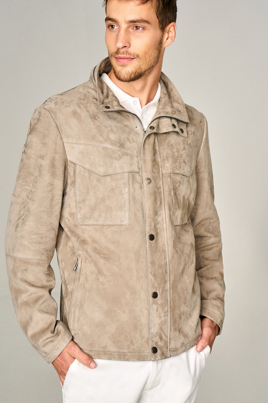 Travis Erkek Deri Ceket 18SGD628910 | Derimod