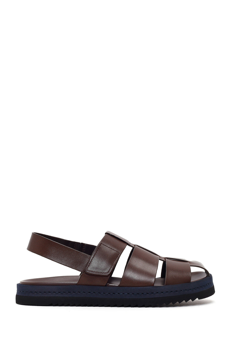 Men's Brown Leather Sandals 26SFD693018 | Derimod