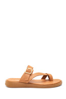 Women's Leather Flip Flops | Derimod