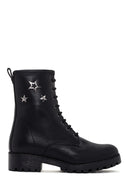 Women's Black Zippered Boots | Derimod