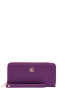 Women's Purple Strap Detailed Wallet | Derimod