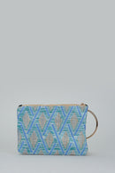 Blue Fabric Women's Portfolio | Derimod