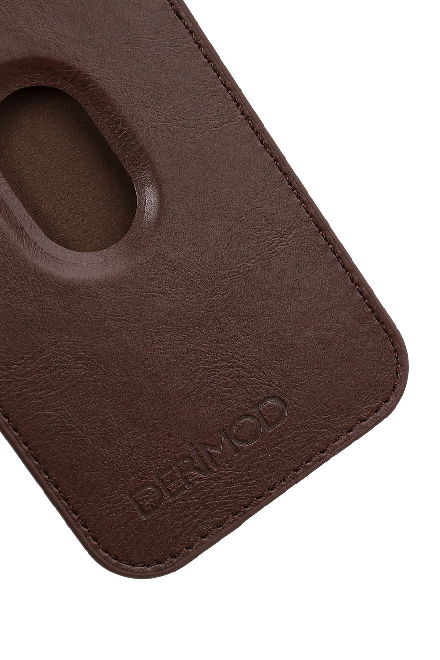 Male Brown Leather Magnetic Wallet