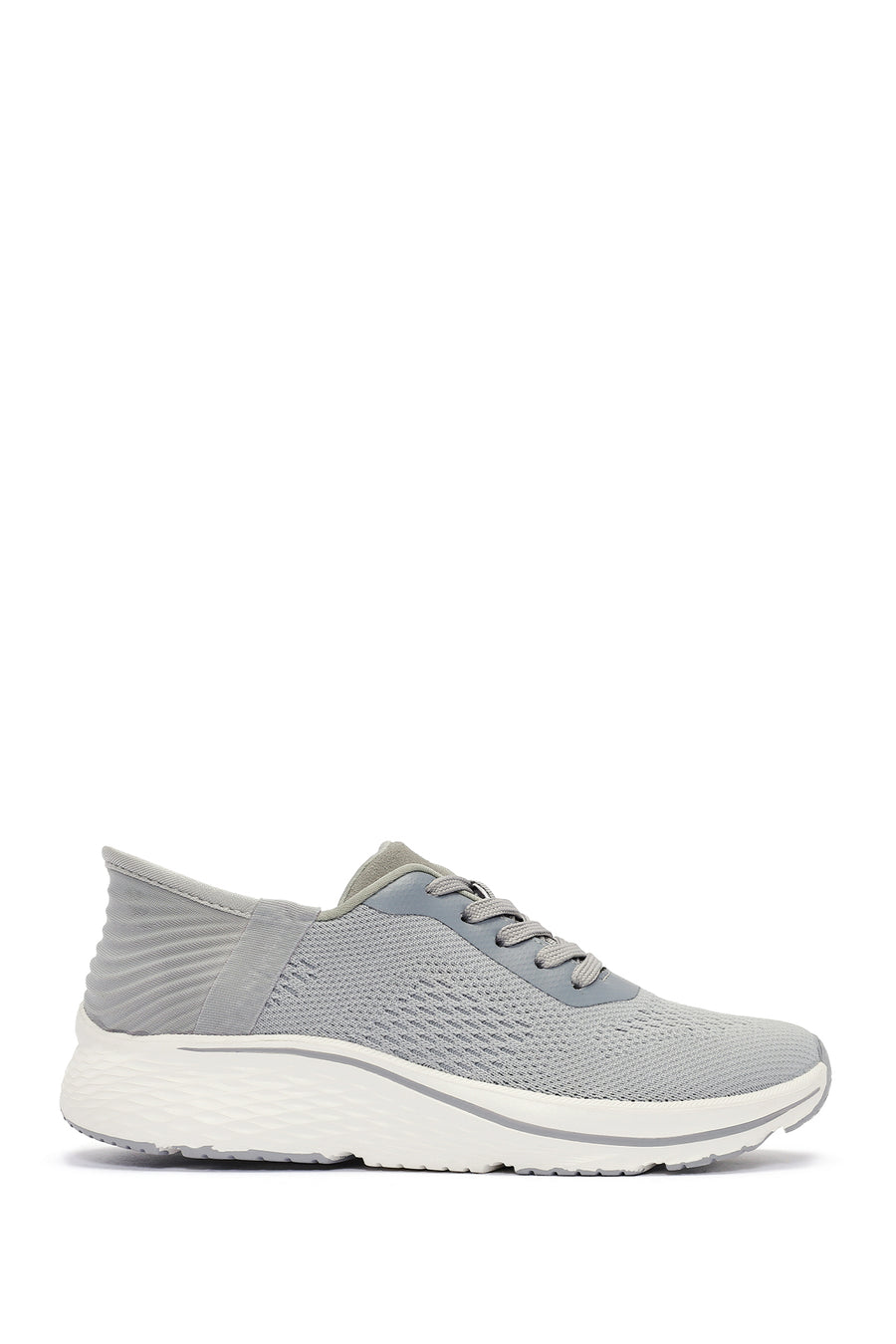 Derimod Zero Women's Grey Laced Thick Soled Sneaker 25SFE49556F | Derimod
