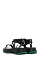 Women's Black Thick Soled Sandals | Derimod
