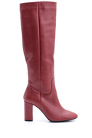 Women's Heeled Leather Boots | Derimod