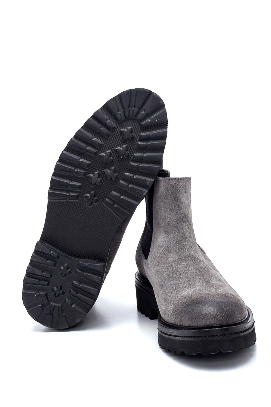 Men's Leather Suede Chelsea Boots