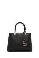 Woman Black Long-Strap Accessory-Detail Shoulder Bag | Derimod