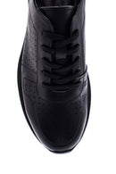 Men's Leather Perforated Sneaker | Derimod
