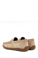 Erkek Vizon Süet Deri Casual Loafer | Derimod