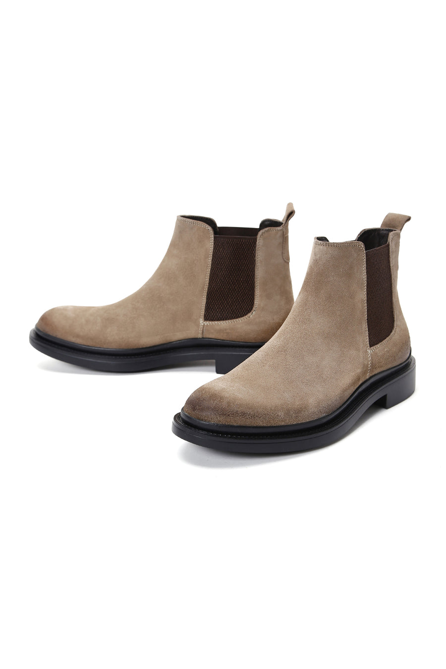 Men's Suede Leather Chelsea Boots