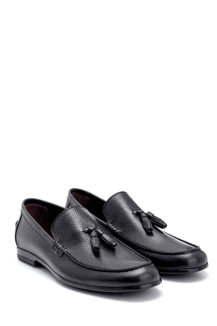 Men's Leather Tassel Detailed Loafer