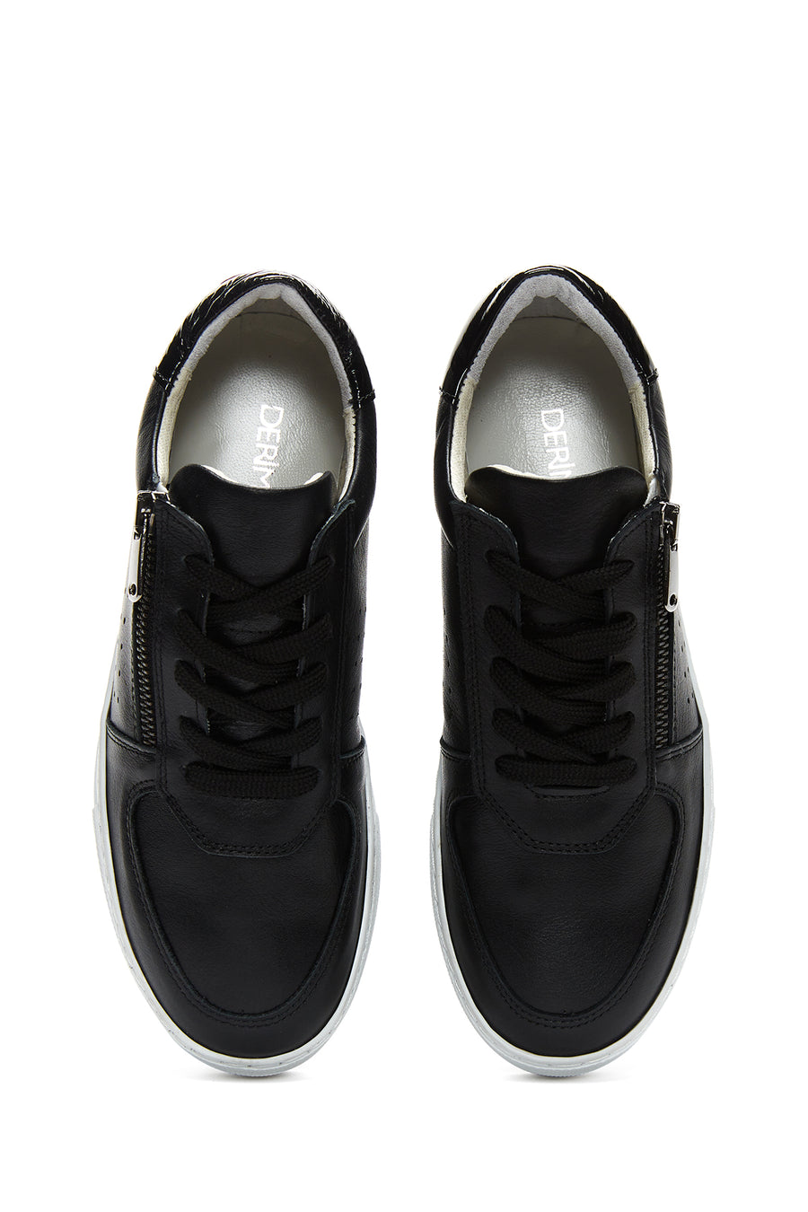 Women's Leather Zipper Sneaker