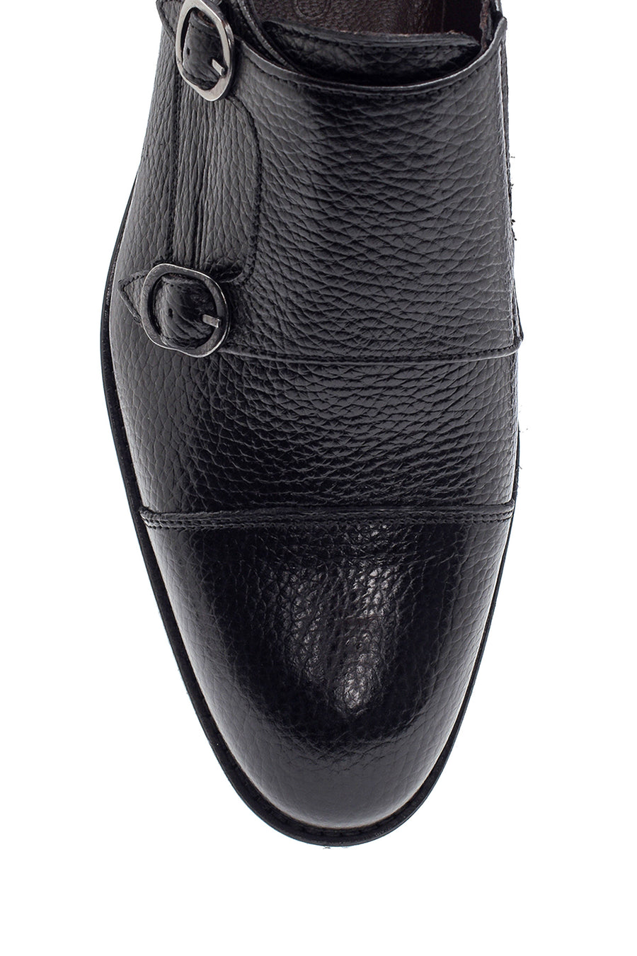 Men's Leather Double Buckle Classic Shoes
