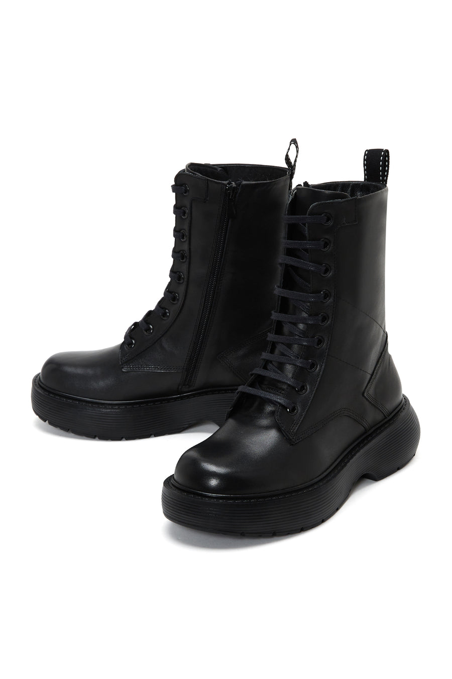 Women's Black Leather Boots