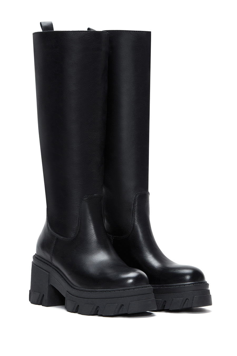 Women's Leather Heeled Boots