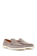 Male Grey Suede Loafer | Derimod