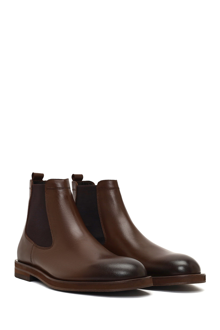 Men's Brown Leather Casual Chelsea Boot