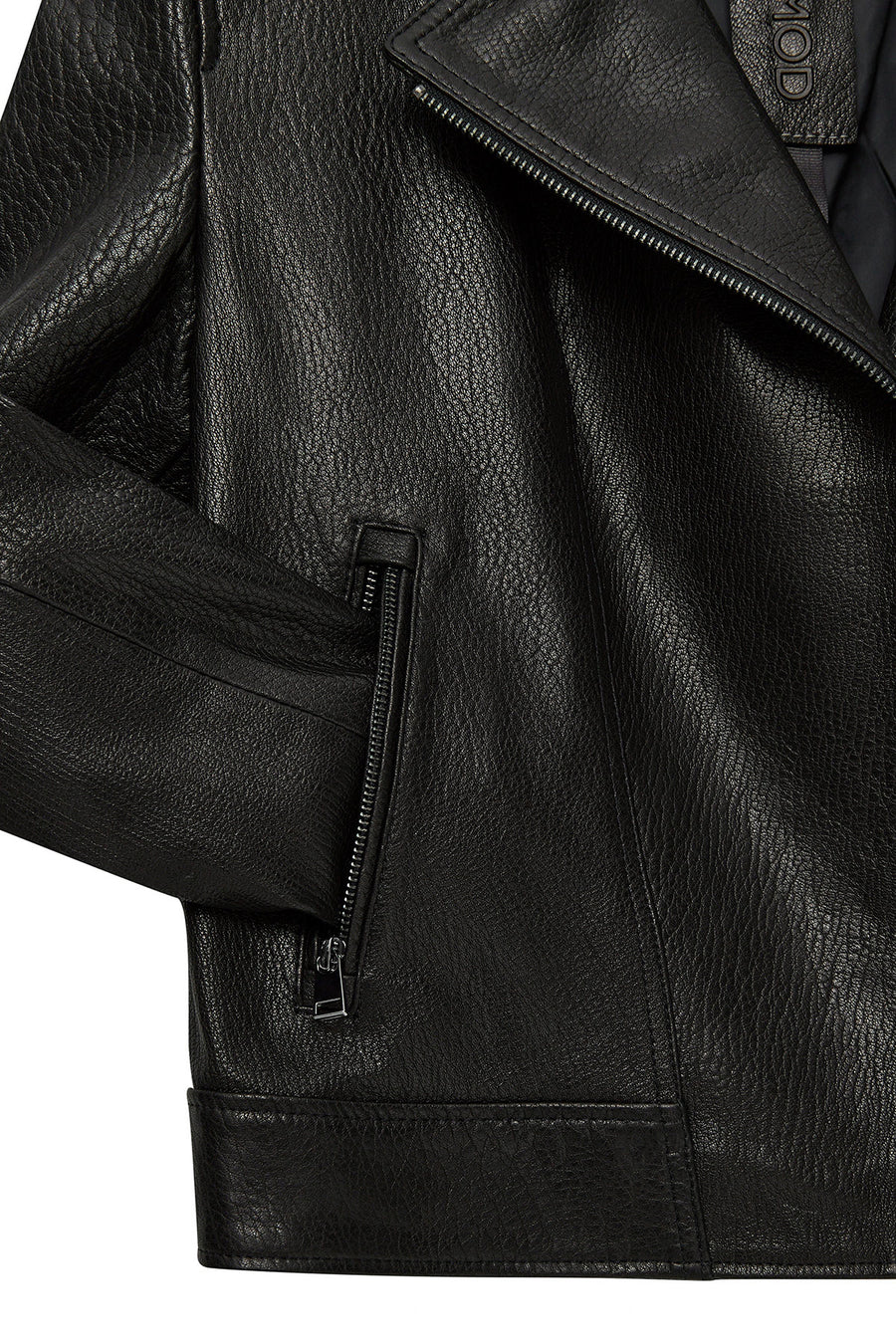Alba Women's Black Biker Leather Jacket
